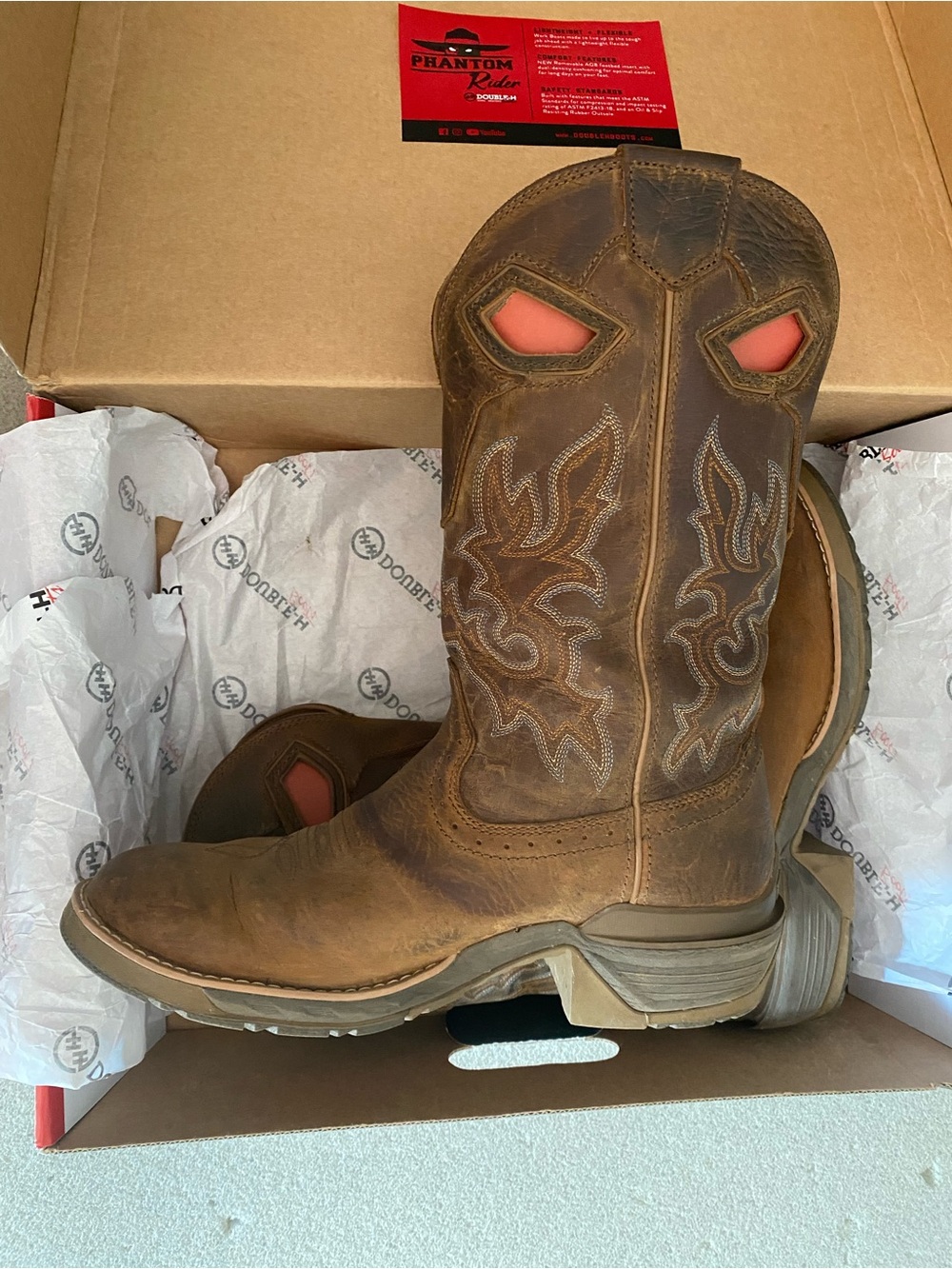 Double H Phantom Rider work boots - Picture 6 of 7